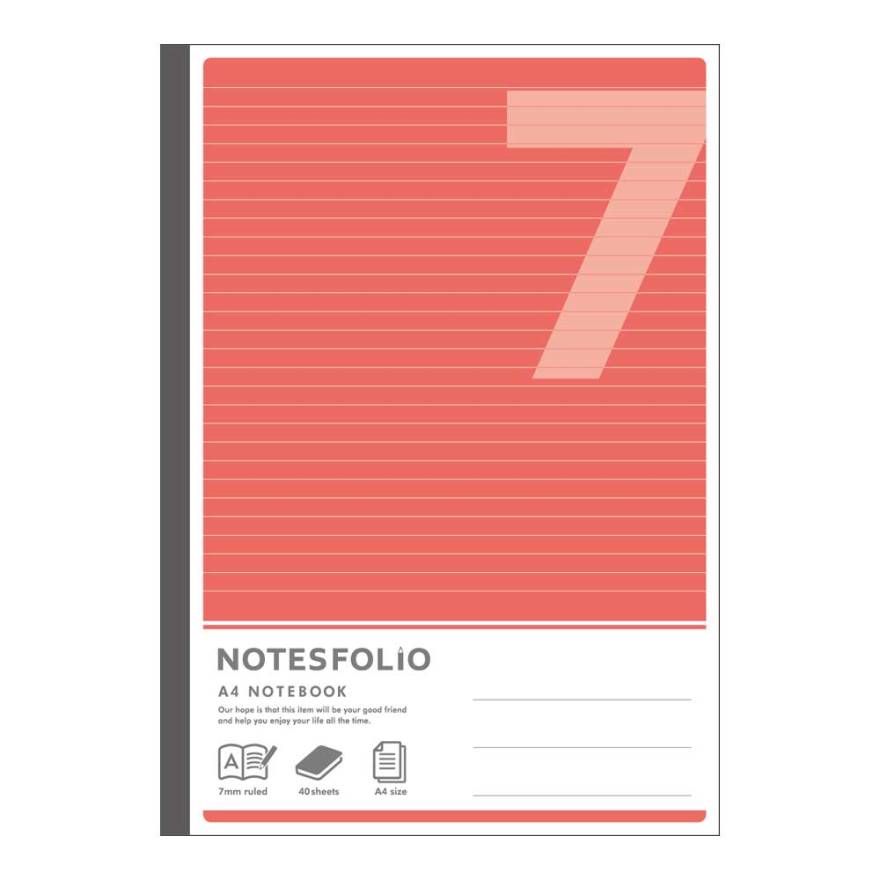 NOTESFOLIO（ノーツフォリオ） A4 レッド