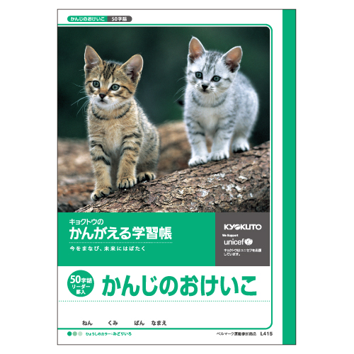 かんがえる学習帳・かんじのおけいこ(50字詰・リーダー入)