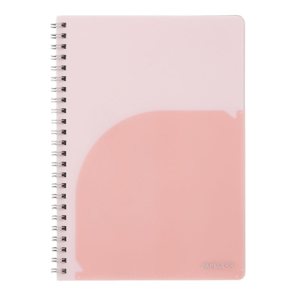 パペルール A5 Wリングノート ピンク