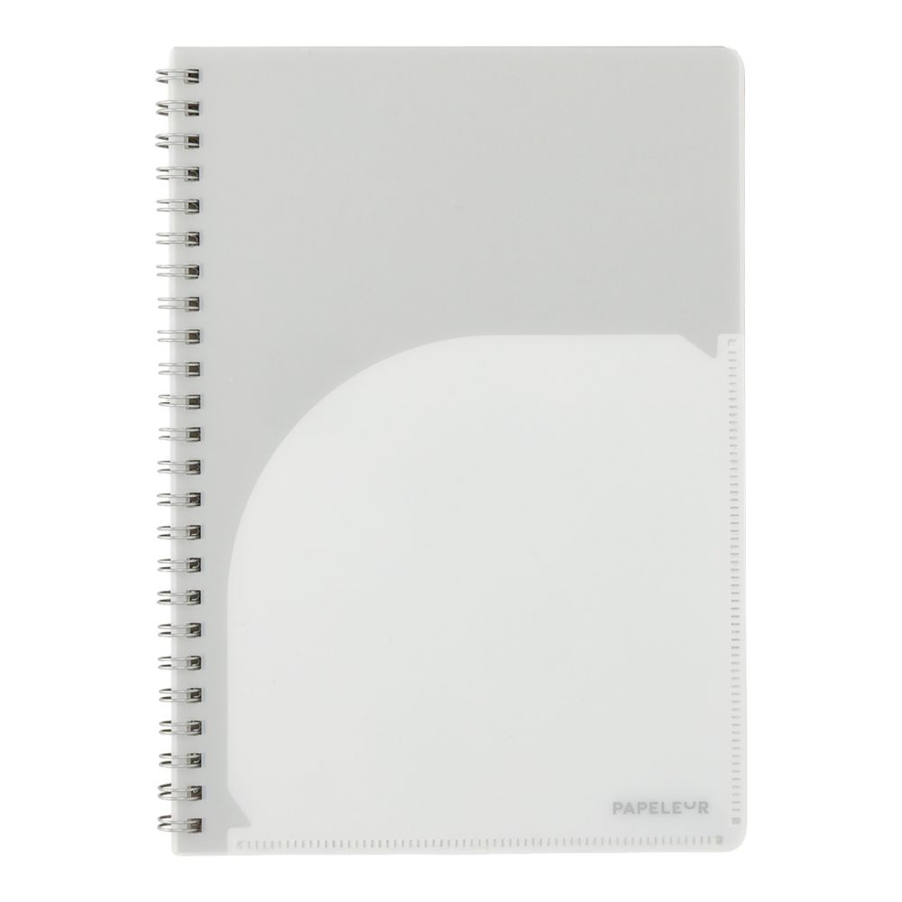パペルール A5 Wリングノート ホワイト