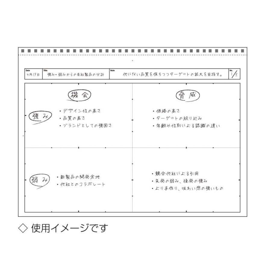 フィグラーレ Intellect マトリクスノート A4 日本ノート株式会社