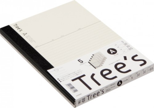 Tree's 5冊パック・セミB5・7mm罫・クリーム