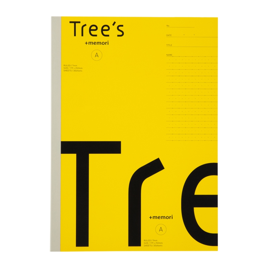 （まとめ）キョクトウ・アソシエイツ Trees B5 A罫 30枚 クリーム